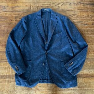 Boglioli K Jacket Dark Blue Cashmere Blend 44R